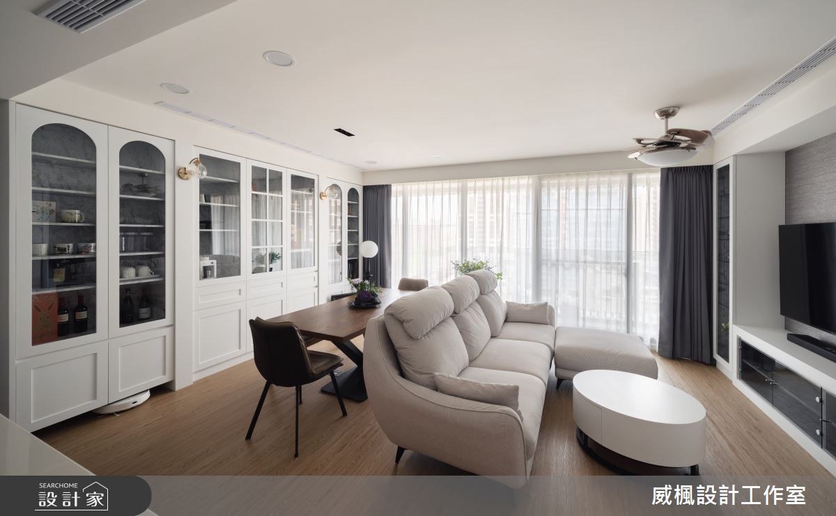 25坪預售屋＿簡約美式風客廳餐廳案例圖片＿威楓設計＿威楓_37 美式退休宅之12