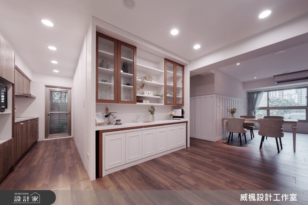 30坪老屋(16~30年)＿英式鄉村風餐廳廚房案例圖片＿威楓設計＿威楓_38 英式鄉村之4