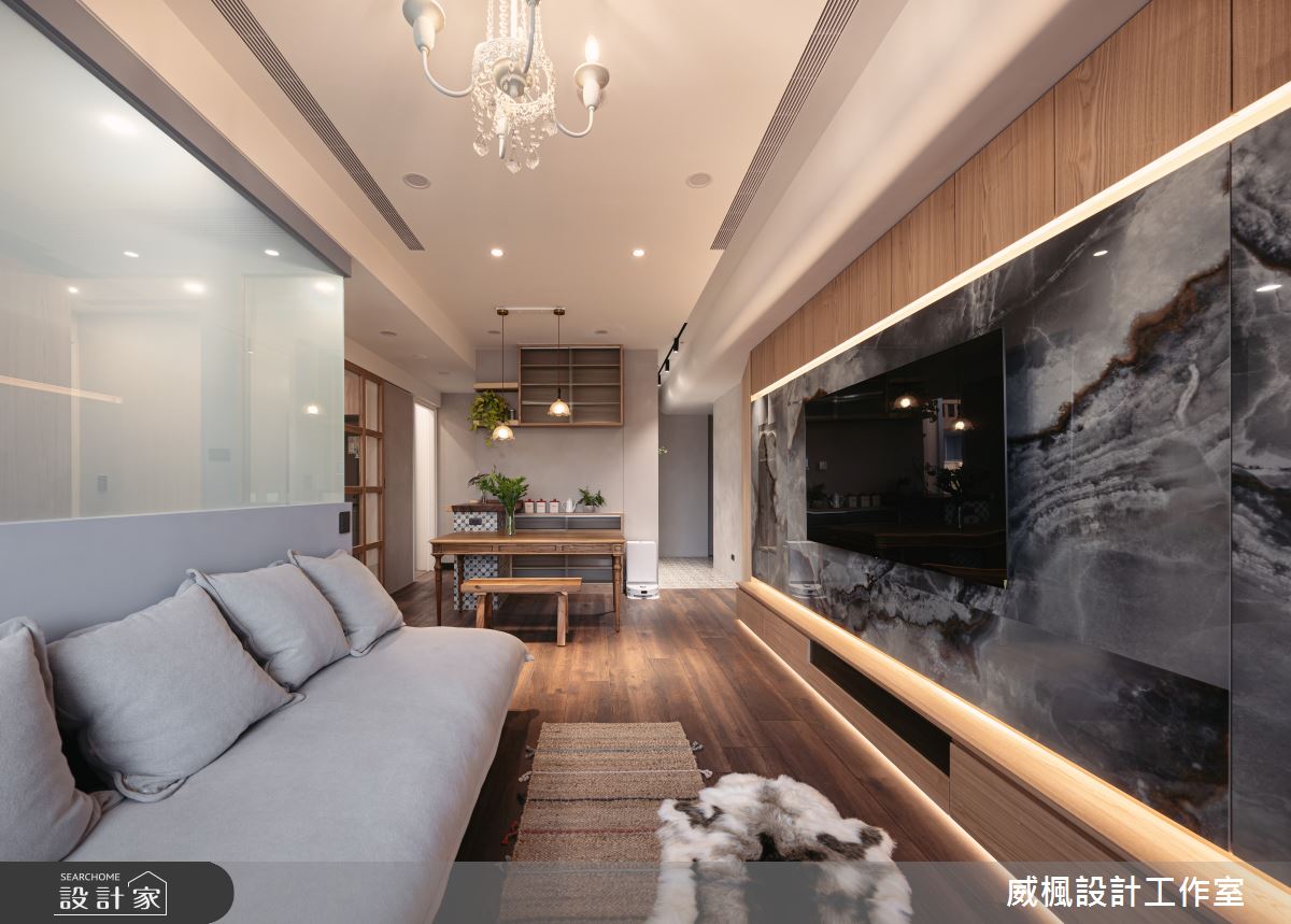 25坪新成屋(5年以下)＿北歐風客廳餐廳案例圖片＿威楓設計＿威楓_39 斯勘地納維亞之9