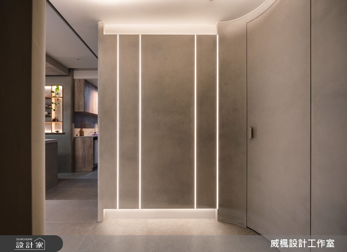 25坪預售屋＿侘寂風玄關案例圖片＿威楓設計＿威楓_40 侘寂.生活之1