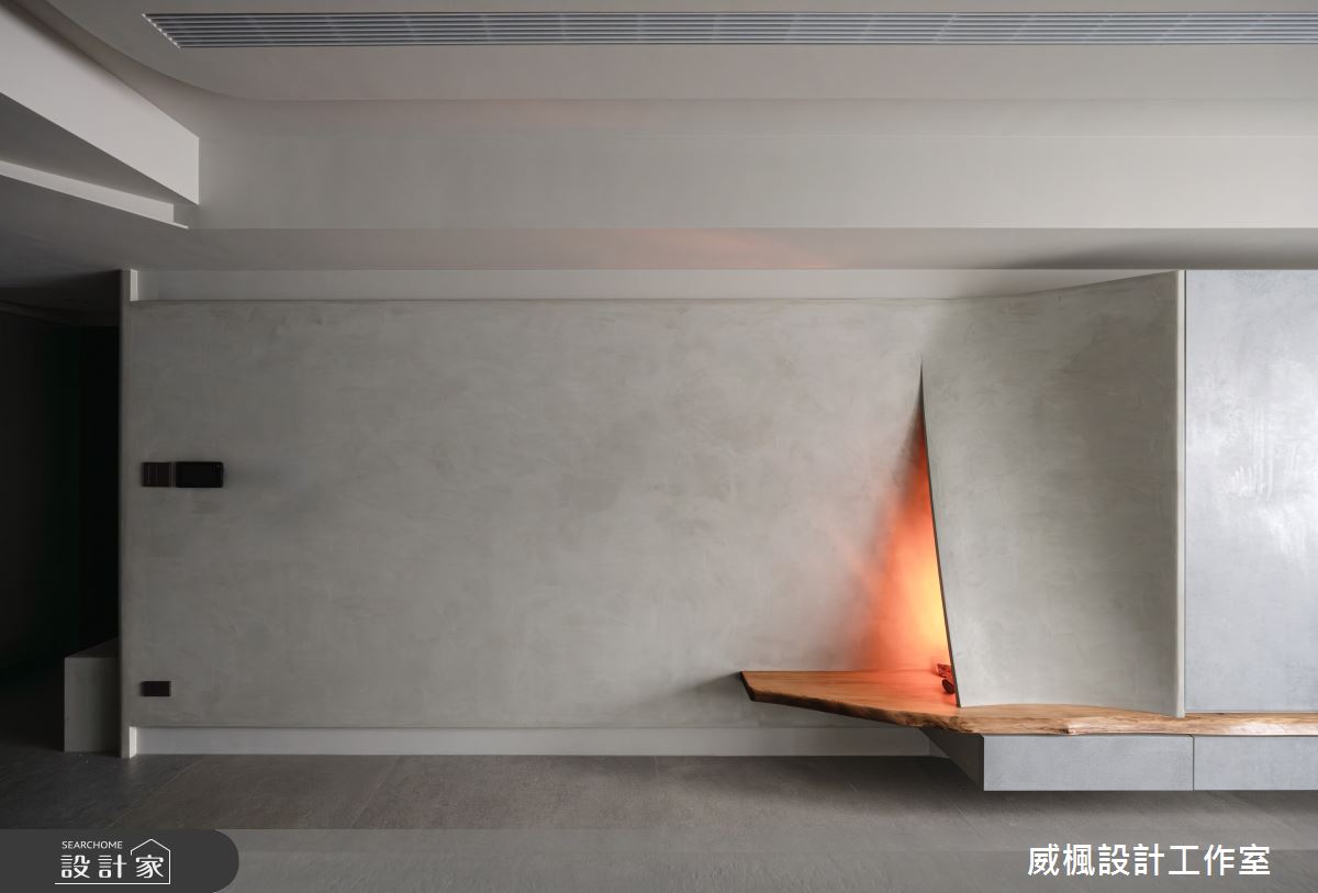 25坪預售屋＿侘寂風客廳案例圖片＿威楓設計＿威楓_40 侘寂.生活之6