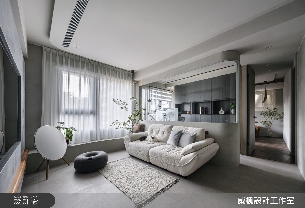 25坪預售屋＿侘寂風客廳臥室案例圖片＿威楓設計＿威楓_40 侘寂.生活之9