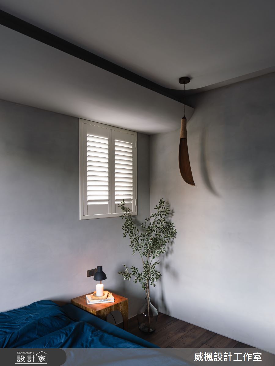 25坪預售屋＿侘寂風臥室案例圖片＿威楓設計＿威楓_40 侘寂.生活之18
