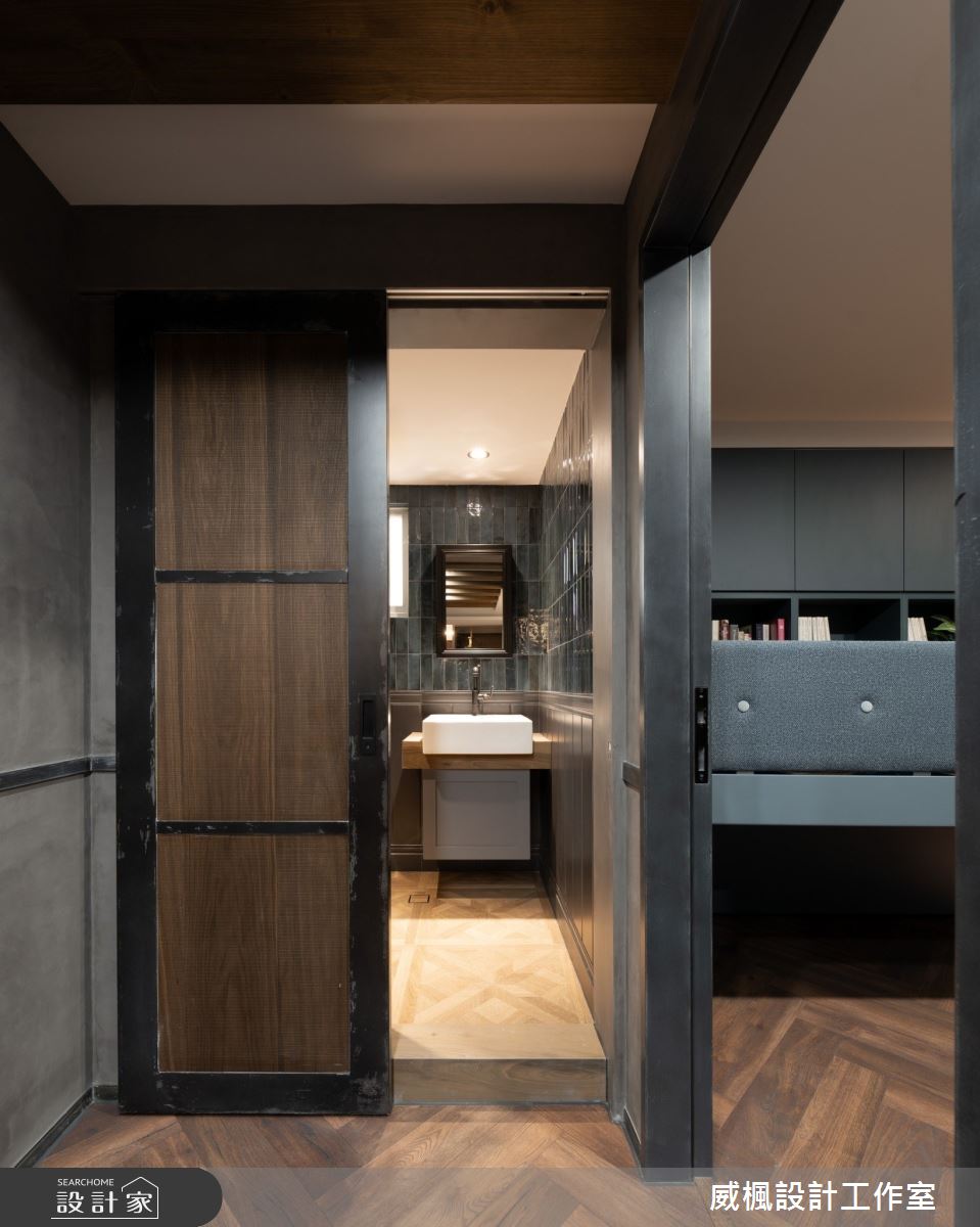 25坪老屋(16~30年)＿法式工業風浴室案例圖片＿威楓設計＿威楓_41 法式.浪漫.工業之23