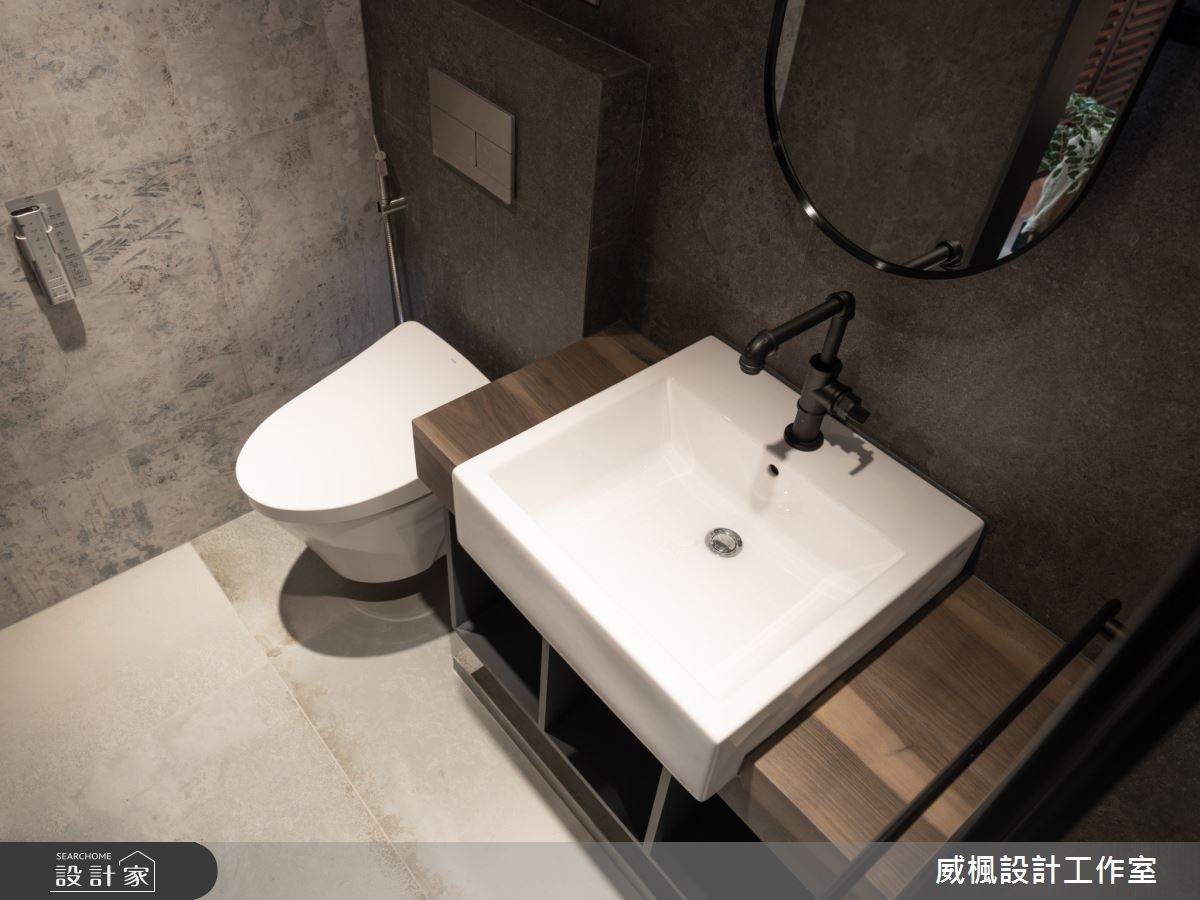 25坪老屋(16~30年)＿法式工業風浴室案例圖片＿威楓設計＿威楓_41 法式.浪漫.工業之21