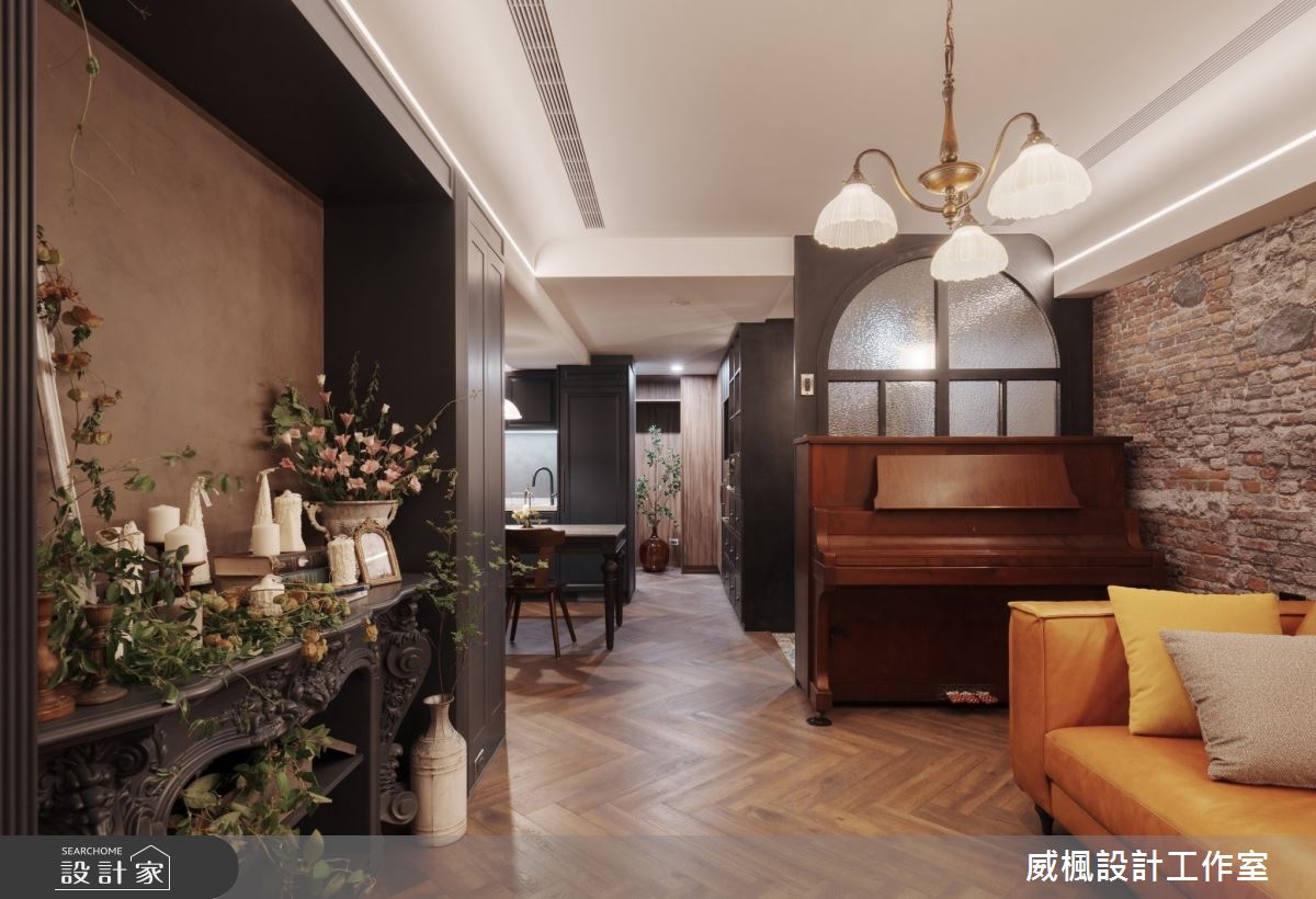 25坪老屋(16~30年)＿法式工業風客廳案例圖片＿威楓設計＿威楓_41 法式.浪漫.工業之11