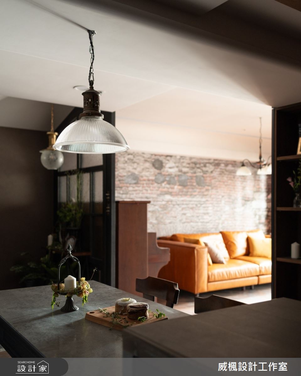 25坪老屋(16~30年)＿法式工業風客廳餐廳案例圖片＿威楓設計＿威楓_41 法式.浪漫.工業之8