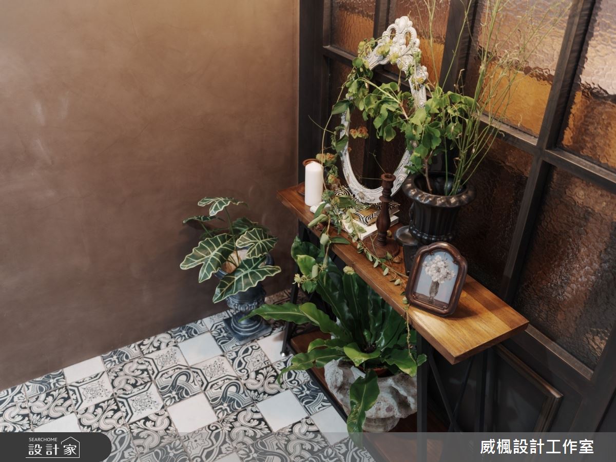 25坪老屋(16~30年)＿法式工業風玄關案例圖片＿威楓設計＿威楓_41 法式.浪漫.工業之3