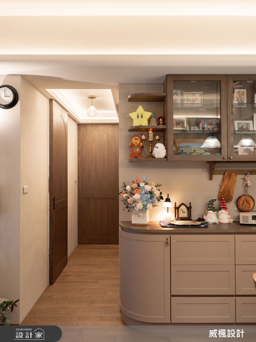 20坪新成屋(5年以下)＿現代鄉村風走廊案例圖片＿威楓設計＿威楓_42之12