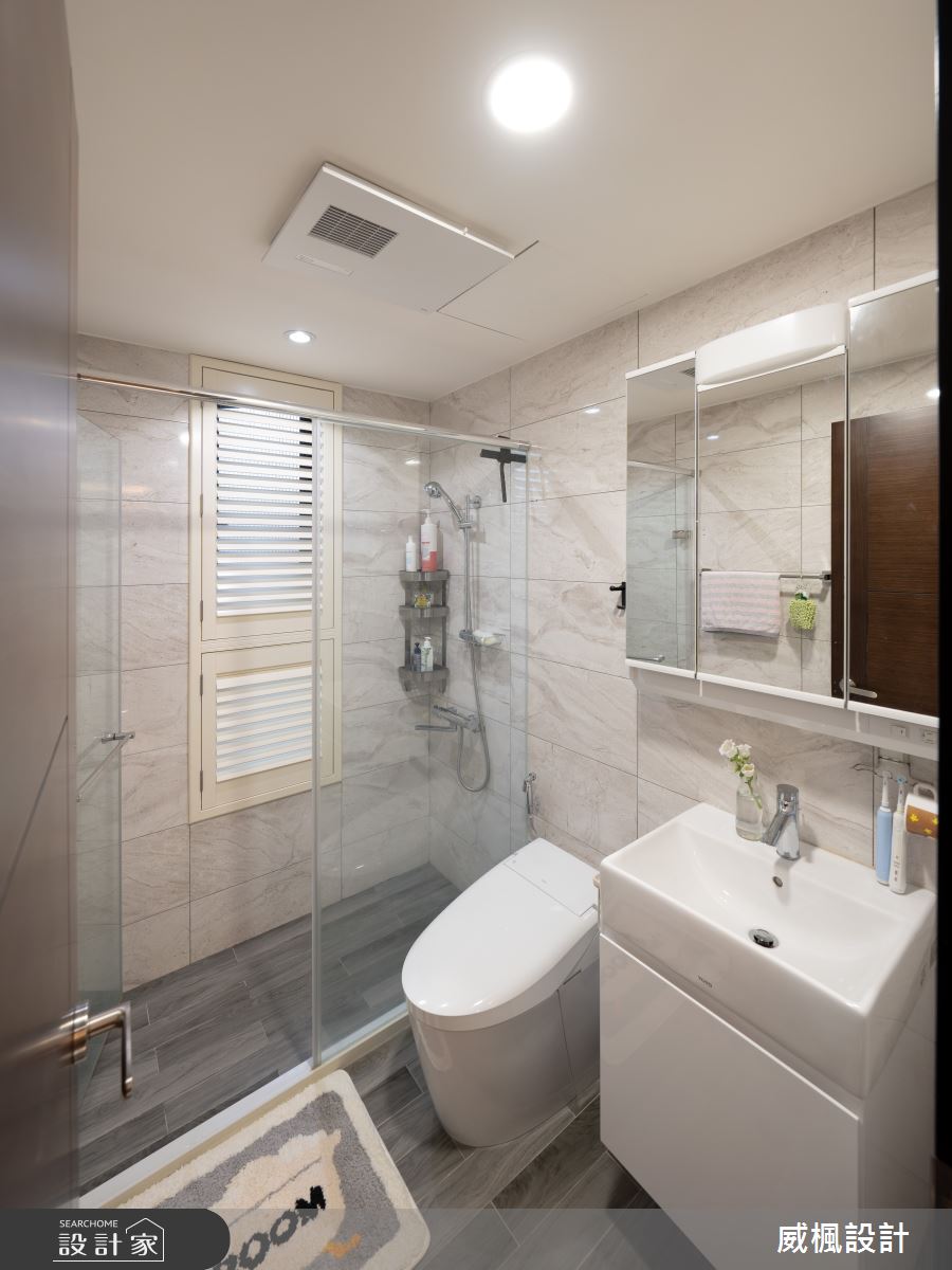 20坪新成屋(5年以下)＿現代鄉村風浴室案例圖片＿威楓設計＿威楓_42之17