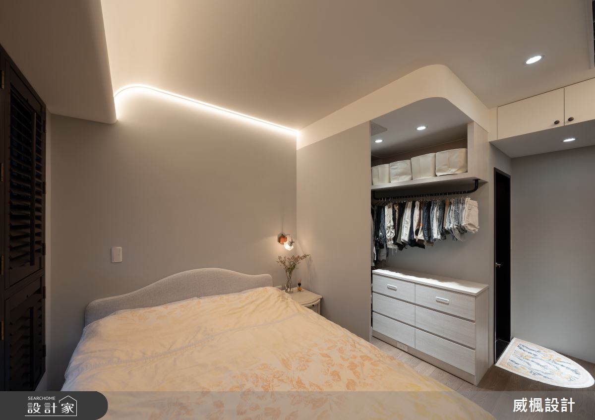 20坪新成屋(5年以下)＿現代鄉村風臥室案例圖片＿威楓設計＿威楓_42之18