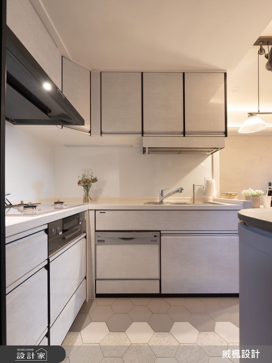 20坪新成屋(5年以下)＿現代鄉村風廚房案例圖片＿威楓設計＿威楓_42之9