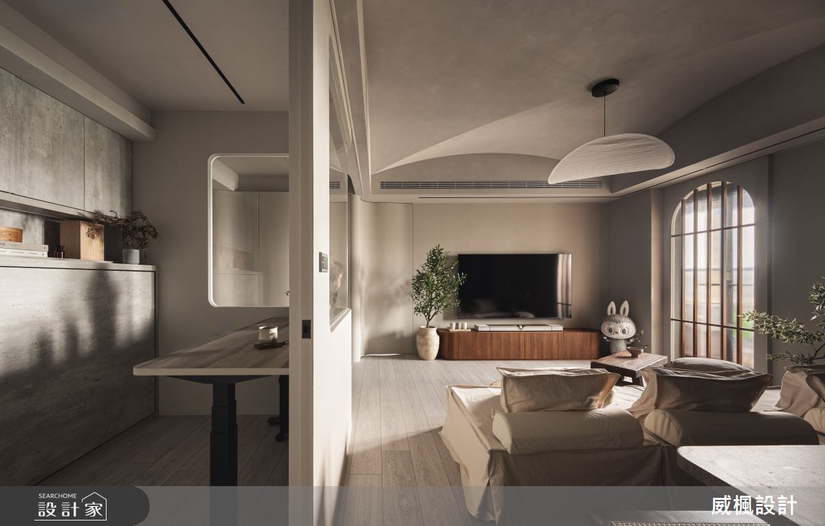 20坪中古屋(5~15年)＿侘寂風客廳書房客房案例圖片＿威楓設計＿威楓_44之8