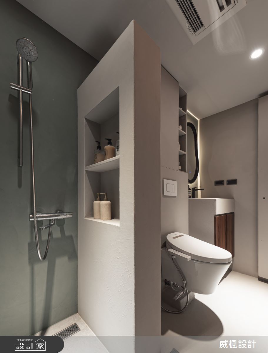 20坪中古屋(5~15年)＿侘寂風浴室案例圖片＿威楓設計＿威楓_44之12