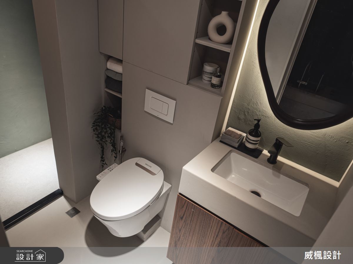 20坪中古屋(5~15年)＿侘寂風浴室案例圖片＿威楓設計＿威楓_44之13