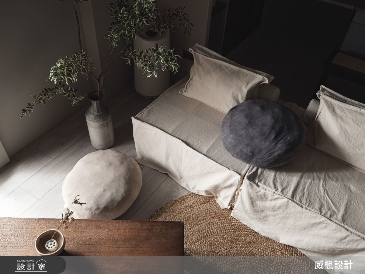 20坪中古屋(5~15年)＿侘寂風客廳案例圖片＿威楓設計＿威楓_44之16