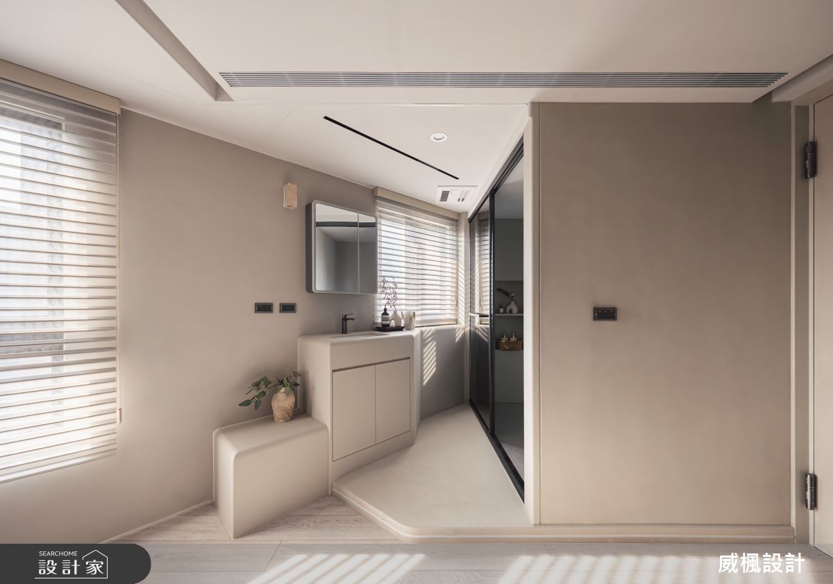 20坪中古屋(5~15年)＿侘寂風浴室案例圖片＿威楓設計＿威楓_44之28