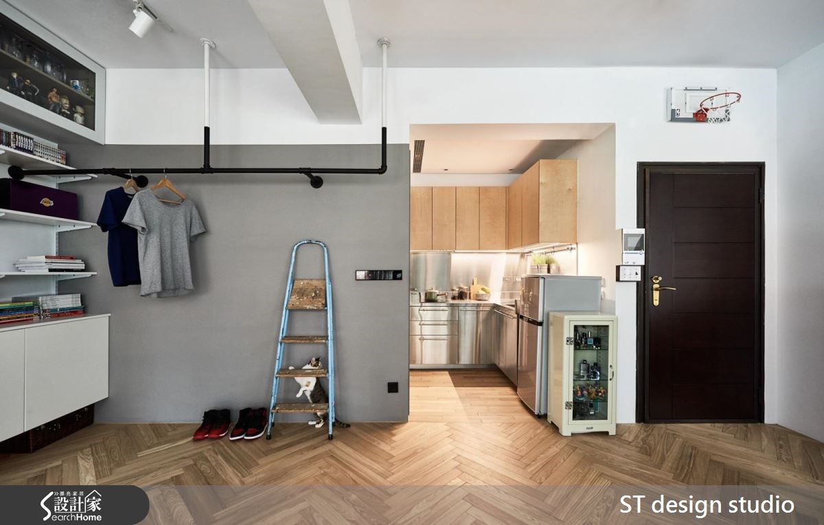 12坪中古屋(5~15年)＿休閒風廚房寵物案例圖片＿ST design studio＿ST_04之1