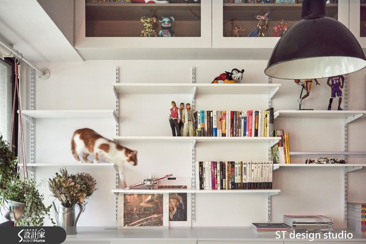 12坪中古屋(5~15年)＿休閒風工作區寵物案例圖片＿ST design studio＿ST_04之12