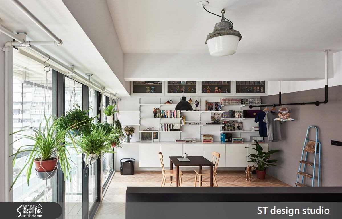 12坪中古屋(5~15年)＿休閒風工作區案例圖片＿ST design studio＿ST_04之16