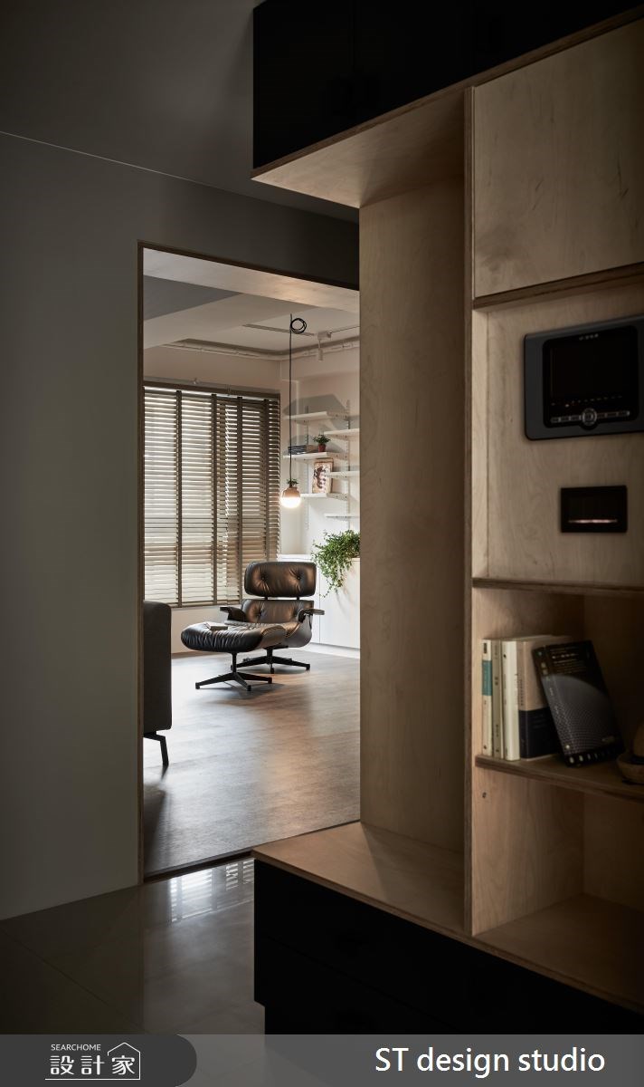 40坪新成屋(5年以下)＿現代風玄關案例圖片＿ST design studio＿ST_06之2