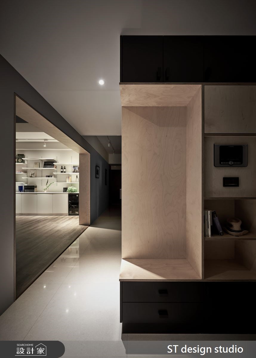40坪新成屋(5年以下)＿現代風玄關案例圖片＿ST design studio＿ST_06之3