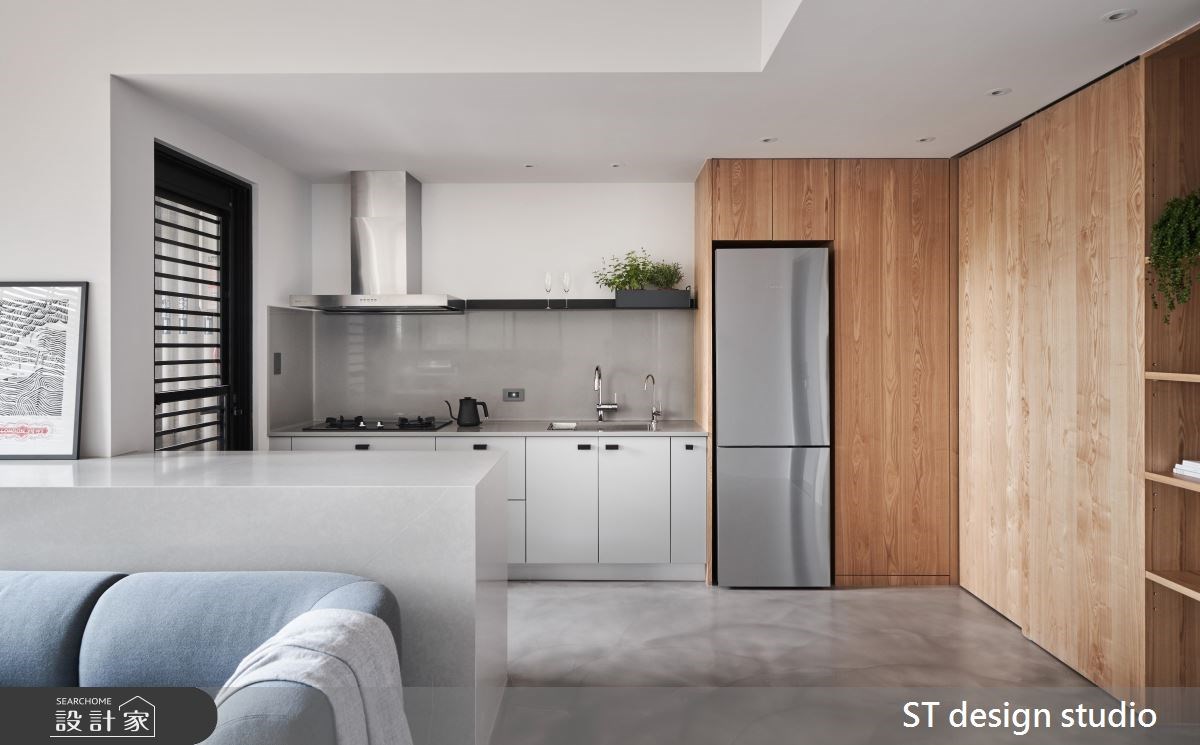 16坪新成屋(5年以下)＿簡約風廚房案例圖片＿ST design studio＿ST_07之9