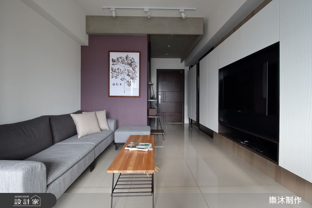 15坪新成屋(5年以下)＿現代風客廳案例圖片＿樂沐制作空間設計＿樂沐_05之3