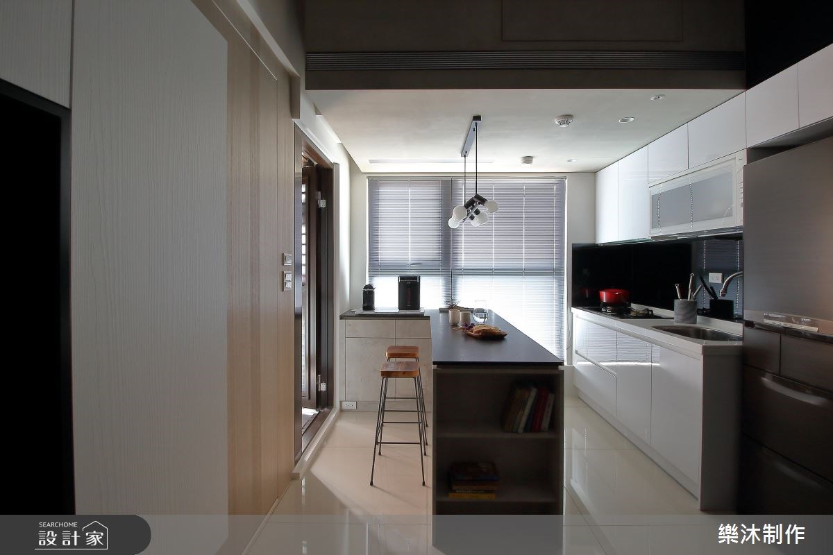 15坪新成屋(5年以下)＿現代風廚房吧檯案例圖片＿樂沐制作空間設計＿樂沐_05之7
