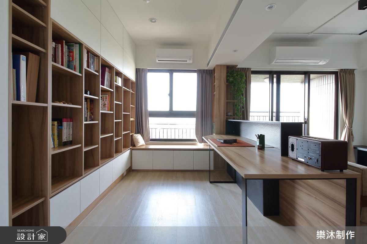 30坪新成屋(5年以下)＿北歐風工作區案例圖片＿樂沐制作空間設計＿樂沐_07之8