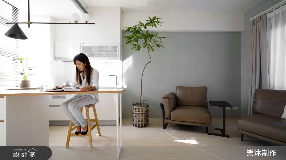 15坪新成屋(5年以下)＿北歐風案例圖片＿樂沐制作空間設計＿樂沐_15之1