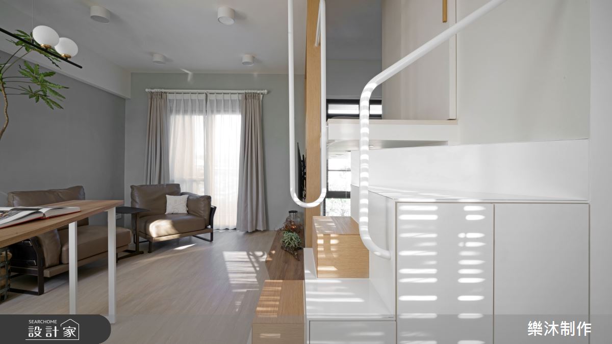15坪新成屋(5年以下)＿北歐風案例圖片＿樂沐制作空間設計＿樂沐_15之2