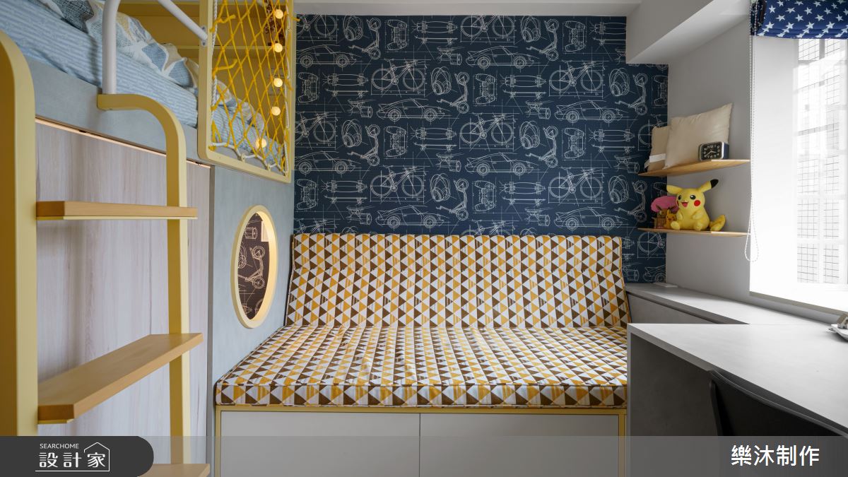 26坪老屋(16~30年)＿混搭風兒童房兒童房案例圖片＿樂沐制作空間設計＿樂沐_36之9