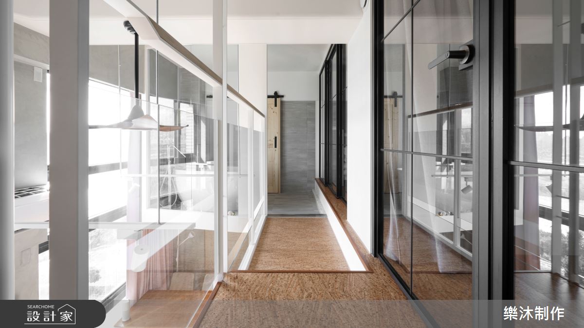 14坪中古屋(5~15年)＿現代風走廊案例圖片＿樂沐制作空間設計＿樂沐_37之5