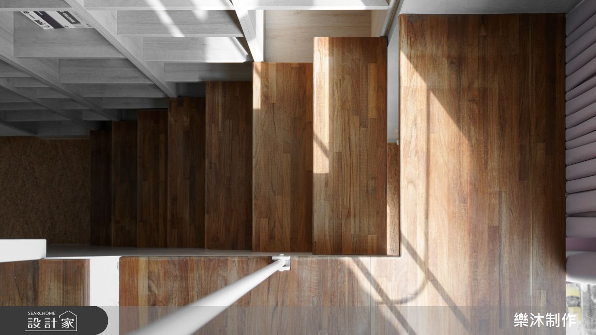 14坪中古屋(5~15年)＿現代風樓梯案例圖片＿樂沐制作空間設計＿樂沐_37之8