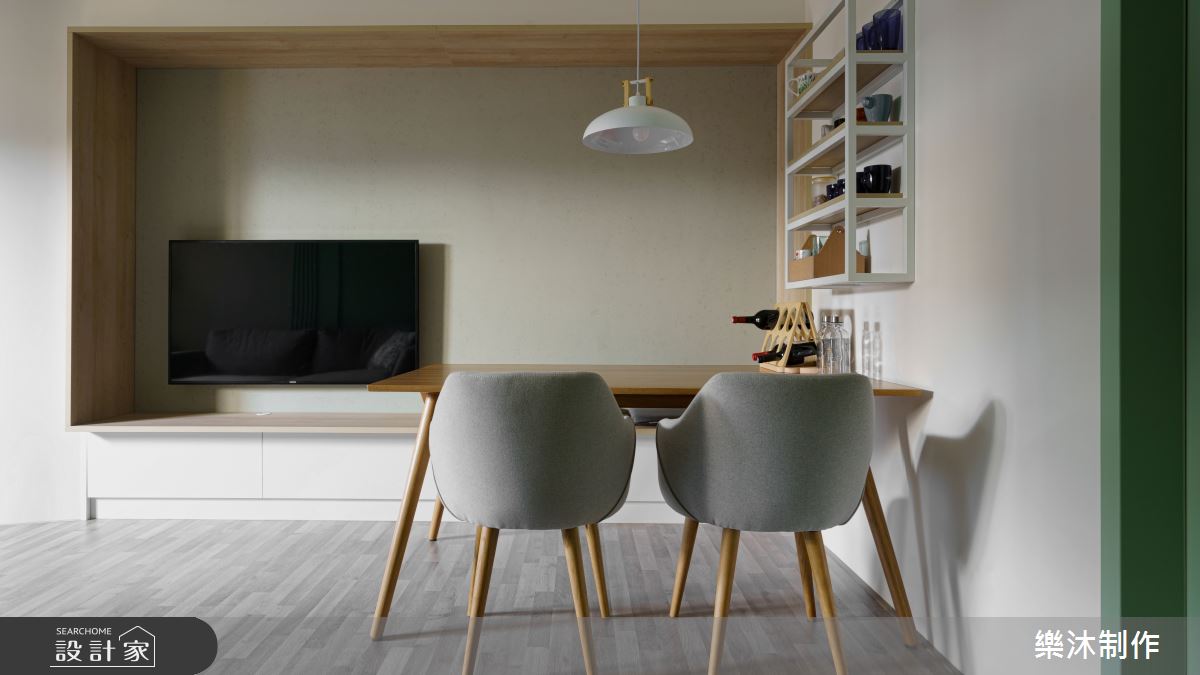 24坪中古屋(5~15年)＿北歐風客廳餐廳案例圖片＿樂沐制作空間設計＿樂沐_38之1
