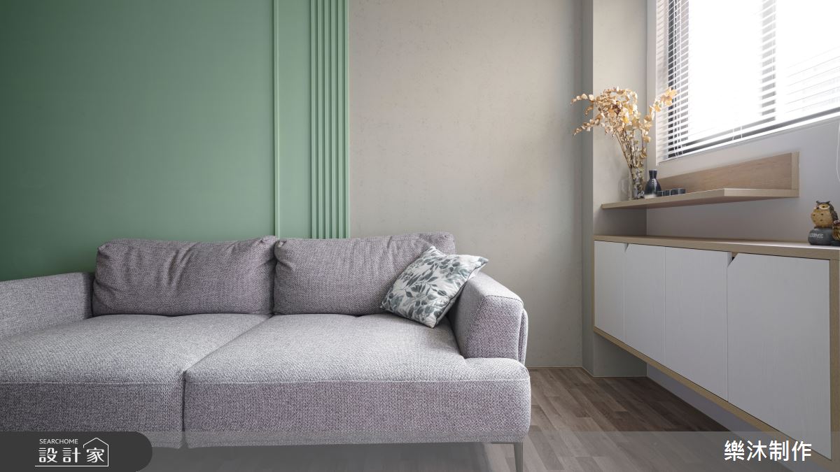 24坪中古屋(5~15年)＿北歐風客廳案例圖片＿樂沐制作空間設計＿樂沐_38之2