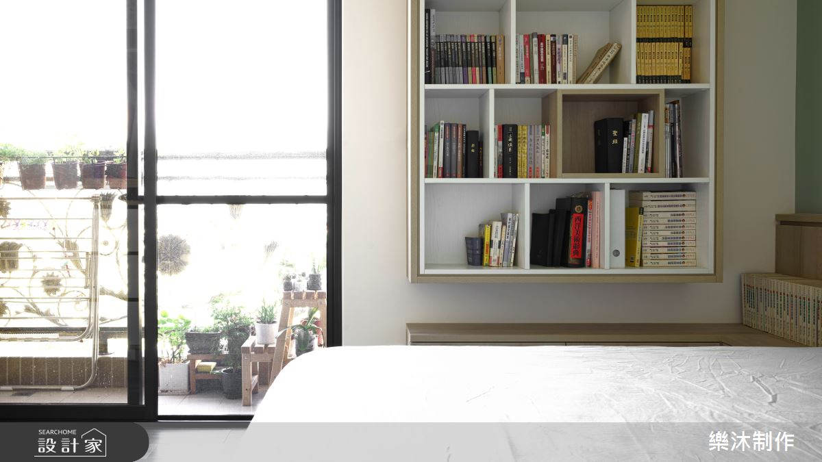 24坪中古屋(5~15年)＿北歐風臥室陽台案例圖片＿樂沐制作空間設計＿樂沐_38之11
