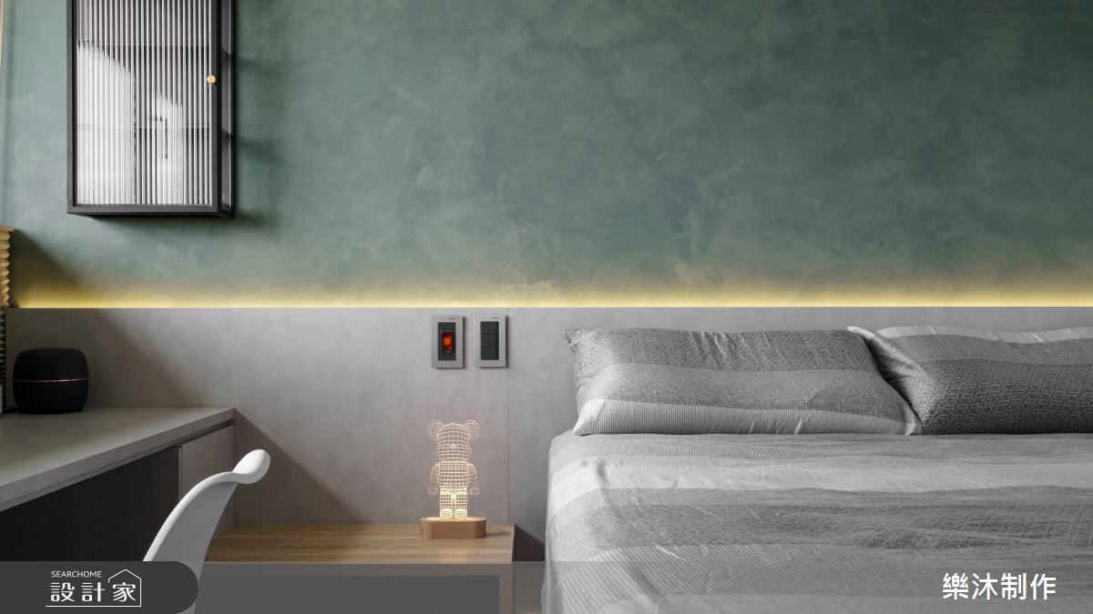19坪新成屋(5年以下)＿簡約風臥室案例圖片＿樂沐制作空間設計＿樂沐_41之7