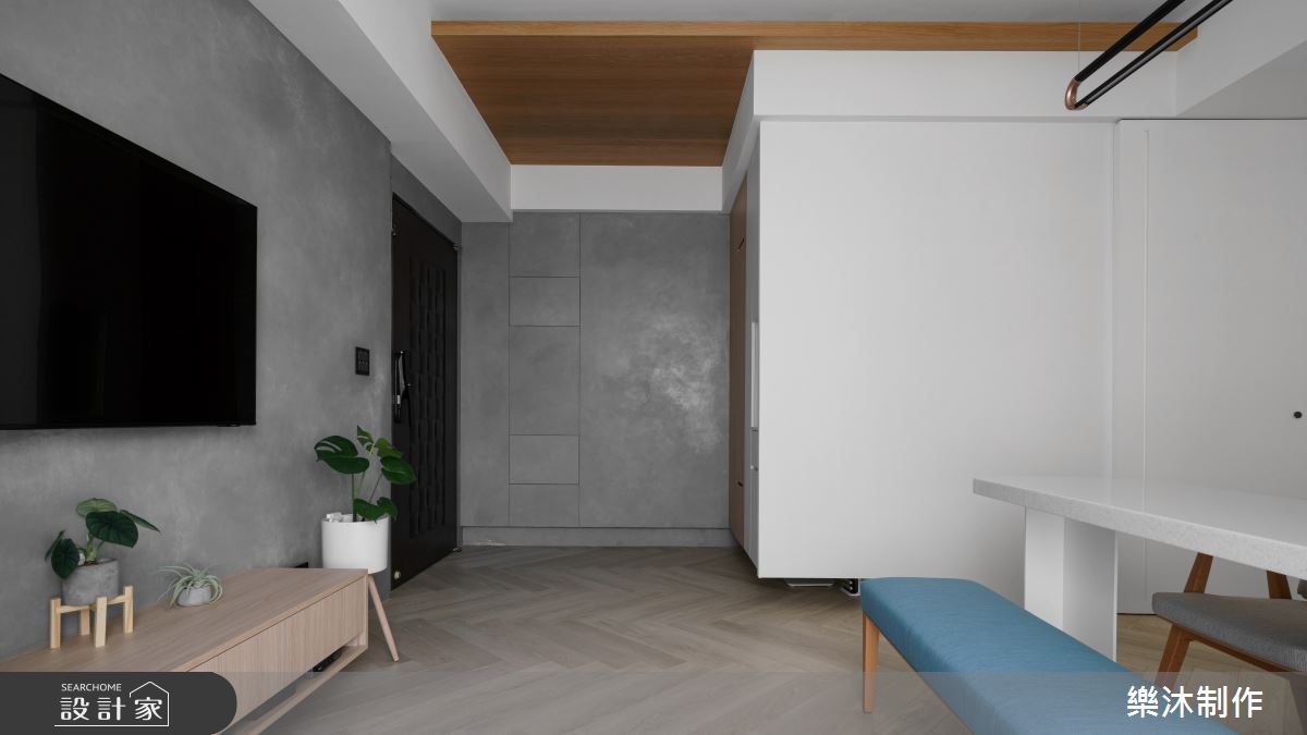 21坪中古屋(5~15年)＿北歐風客廳案例圖片＿樂沐制作空間設計＿樂沐_42之2