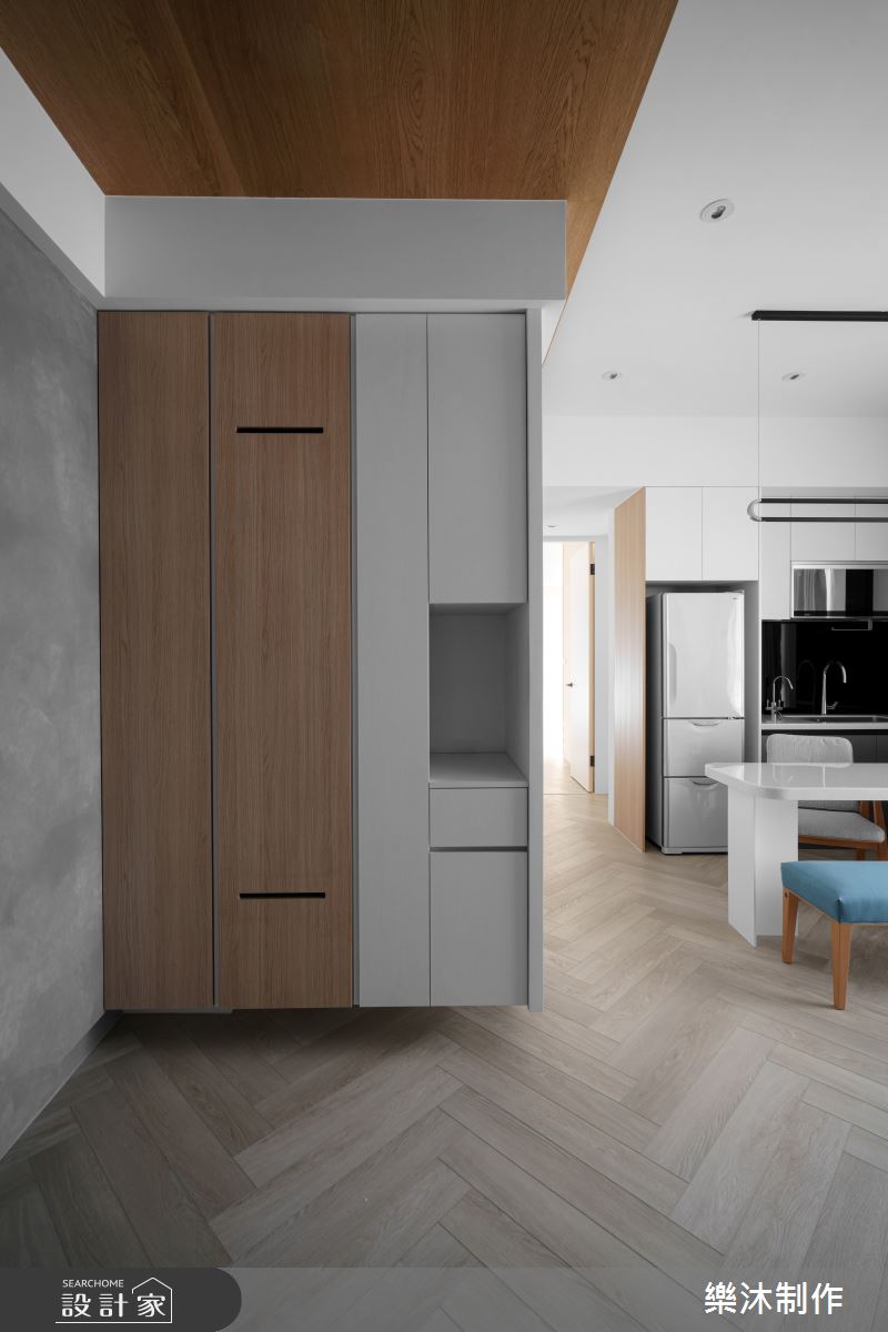 21坪中古屋(5~15年)＿北歐風玄關案例圖片＿樂沐制作空間設計＿樂沐_42之4