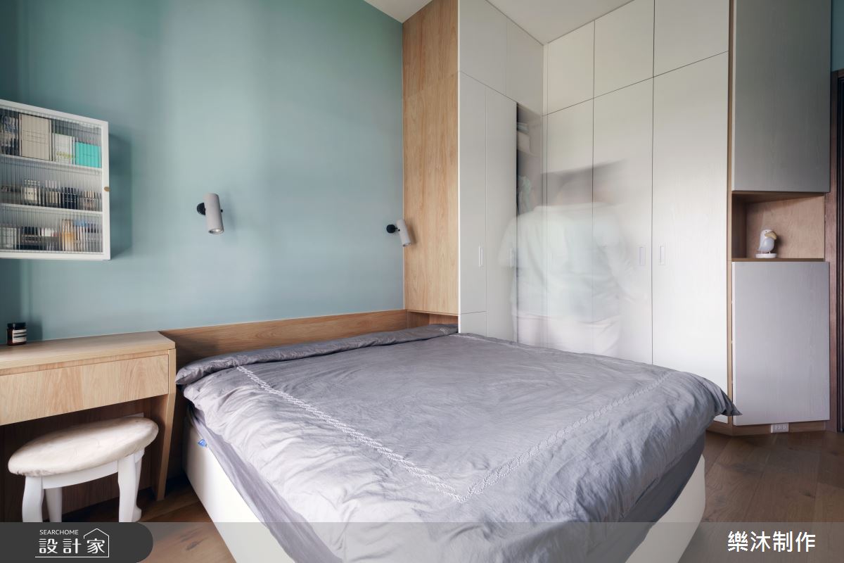 22坪新成屋(5年以下)＿北歐風臥室案例圖片＿樂沐制作空間設計＿樂沐_46之13