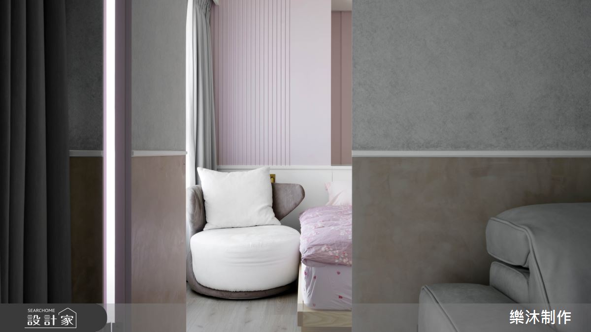 35坪新成屋(5年以下)＿現代風客廳臥室案例圖片＿樂沐制作空間設計＿樂沐_47之9