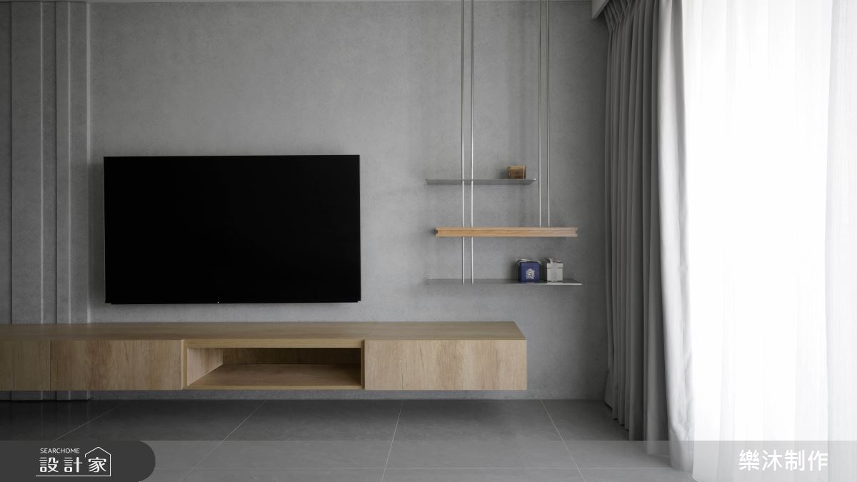 35坪新成屋(5年以下)＿現代風客廳案例圖片＿樂沐制作空間設計＿樂沐_47之1
