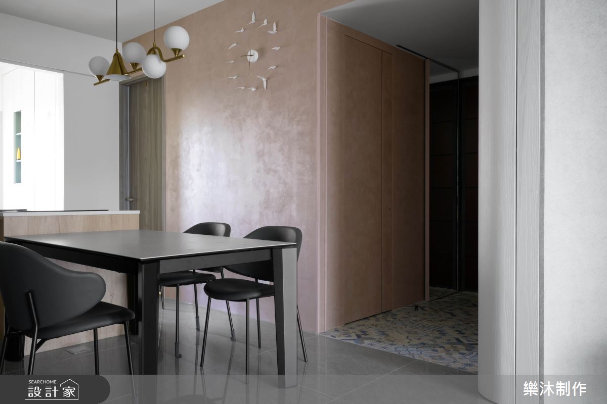35坪新成屋(5年以下)＿現代風玄關餐廳案例圖片＿樂沐制作空間設計＿樂沐_47之5