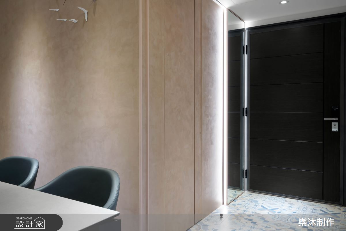 35坪新成屋(5年以下)＿現代風玄關餐廳案例圖片＿樂沐制作空間設計＿樂沐_47之4