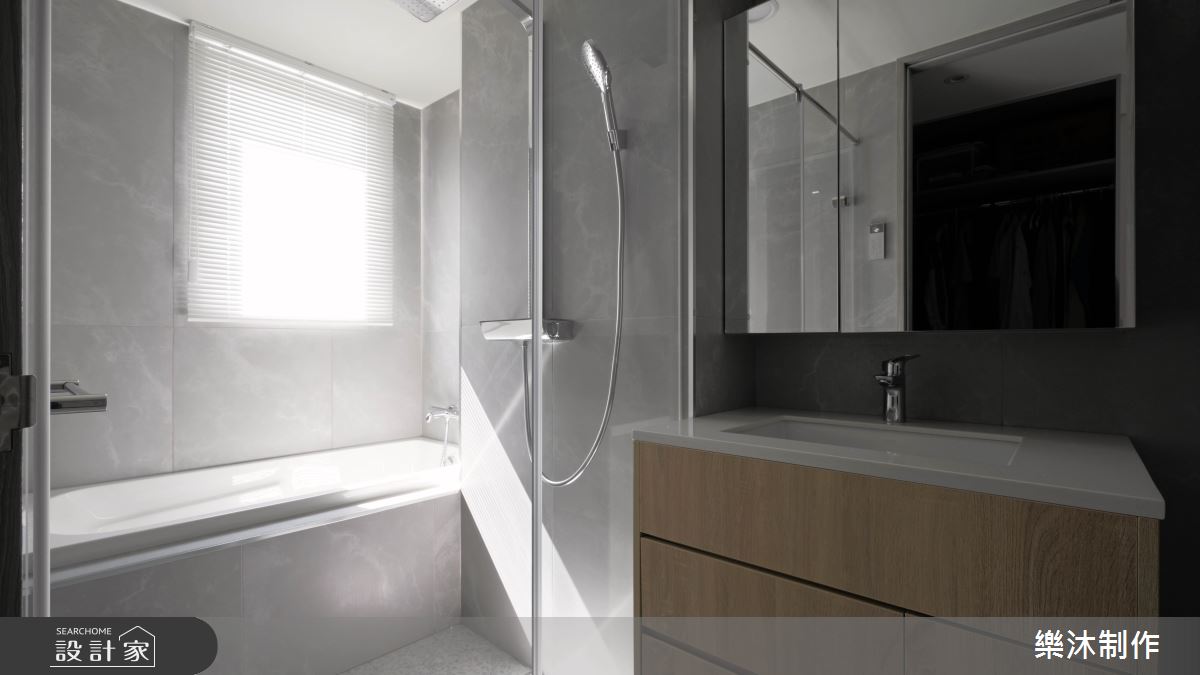 35坪新成屋(5年以下)＿現代風浴室案例圖片＿樂沐制作空間設計＿樂沐_47之12