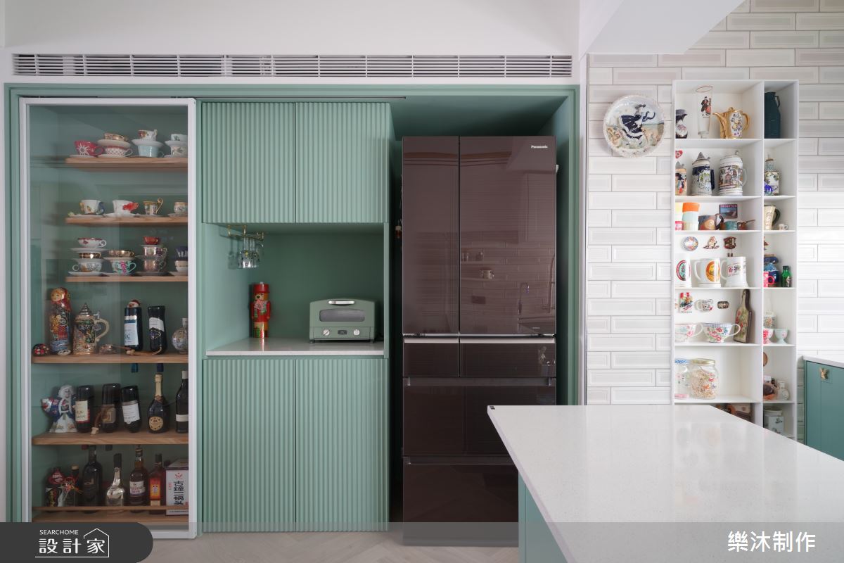 34坪老屋(31~40年)＿鄉村風廚房中島案例圖片＿樂沐制作空間設計＿樂沐_48之7