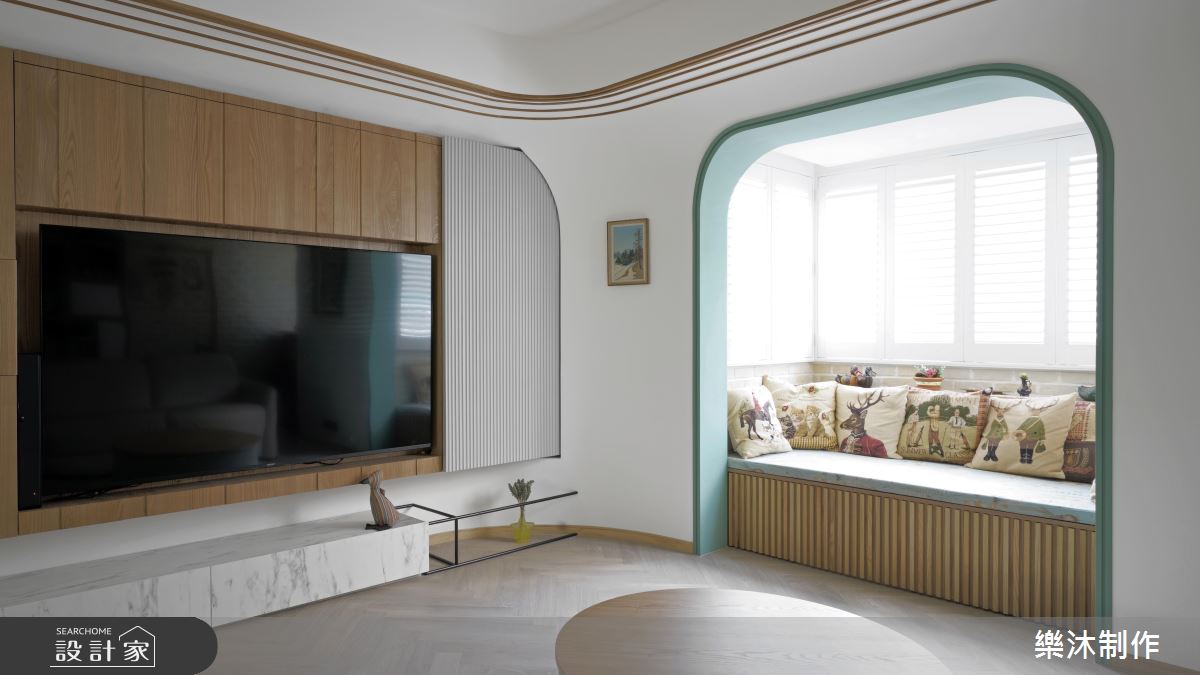 34坪老屋(31~40年)＿鄉村風客廳臥榻案例圖片＿樂沐制作空間設計＿樂沐_48之2