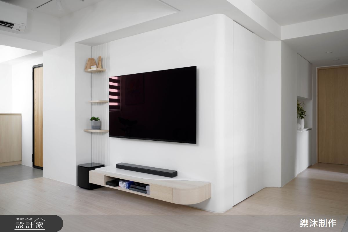 21坪老屋(16~30年)＿北歐風客廳案例圖片＿樂沐制作空間設計＿樂沐_49之9